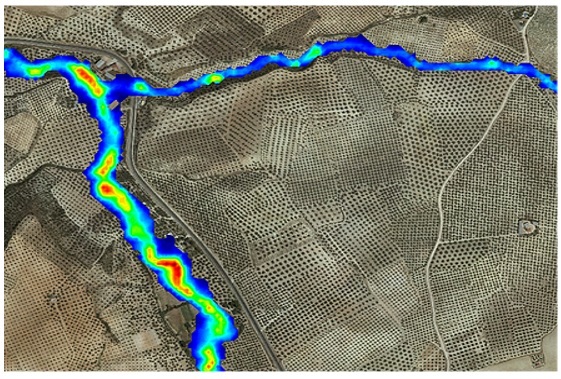 Modelizaciones de dinámica fluvial bidimensionales con el modelo IBER